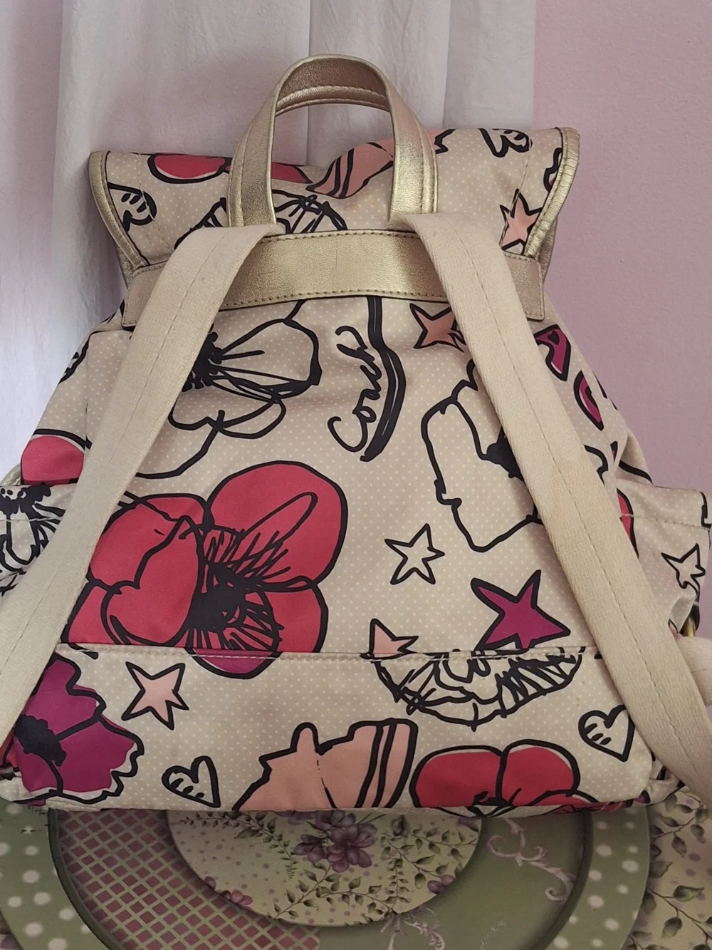Coach Poppy Kyra Floral Print Backpack (Style F19284)